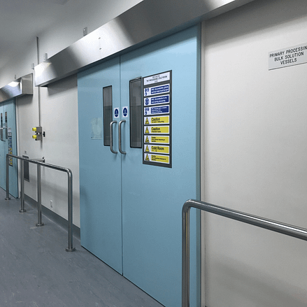 Hygienic GRP Sliding Doors